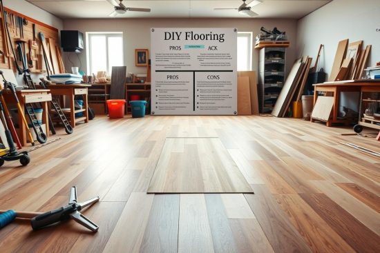 DIY flooring pros and cons