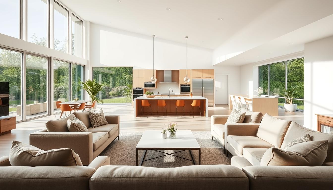 Open-concept living