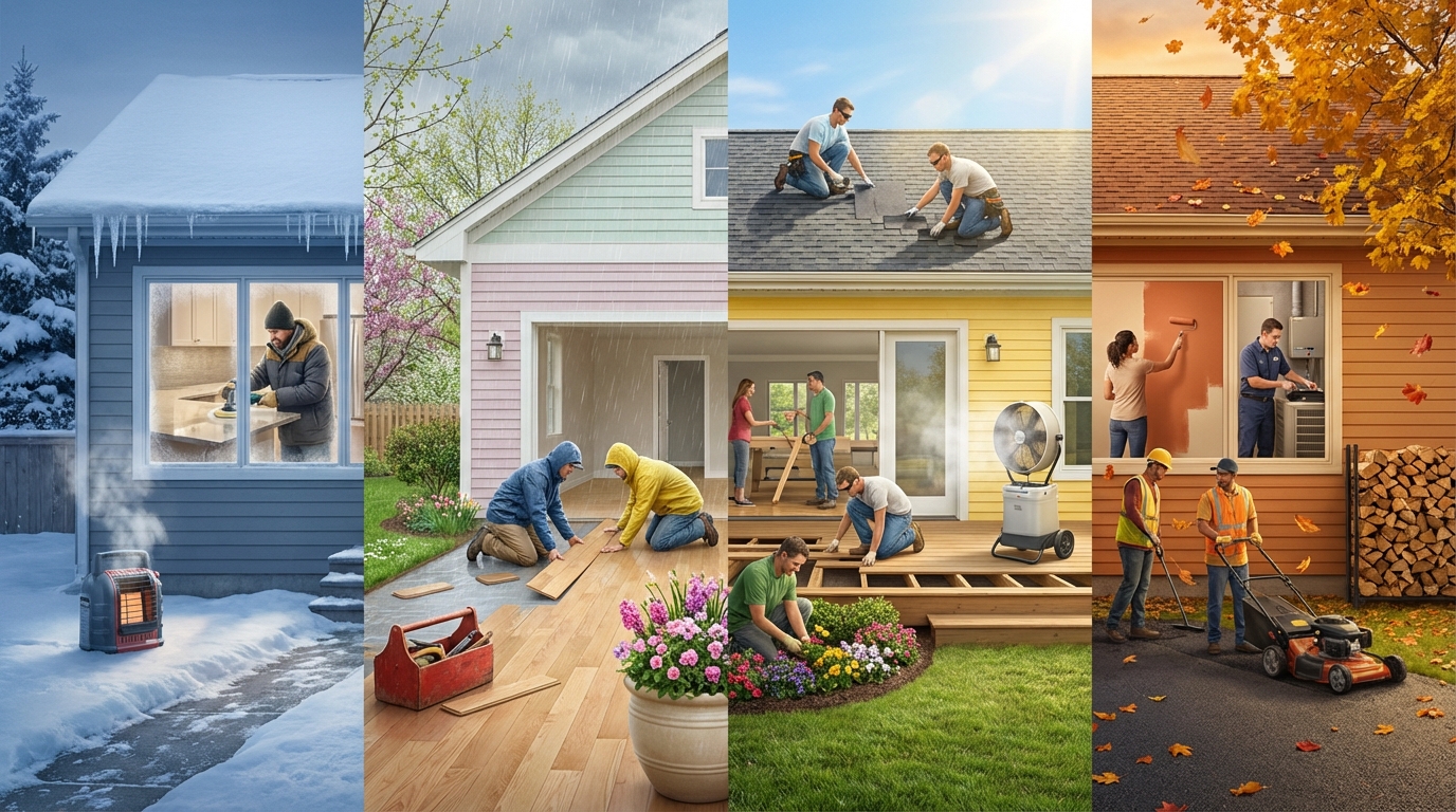 Best times of year for home renovation projects – seasonal guide