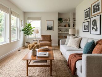 how to make your living room look expensive on a budget