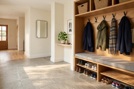 Home renovation planning showing tools and blueprints for diy vs hire a professional decisions
